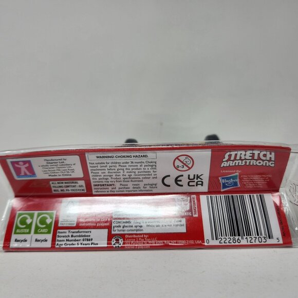 Transformers Stretch Armstrong Bumblebee Stretchable Figurine Ages 5+ - Picture 6 of 8